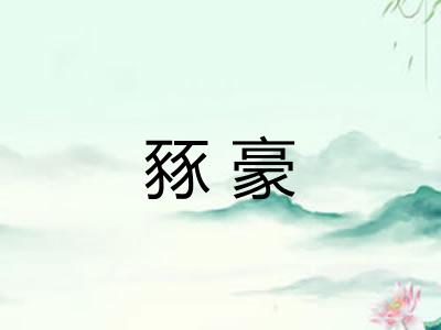 豩豪