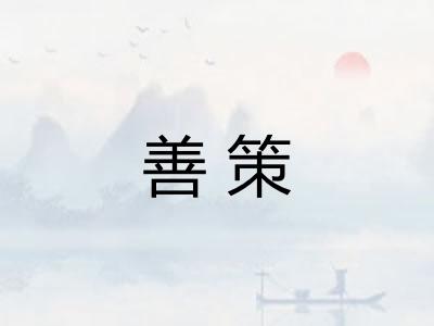 善策 善策