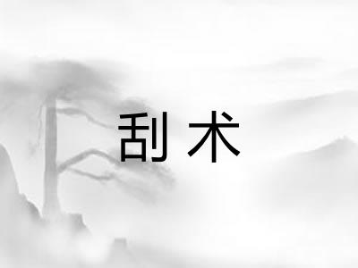 刮术