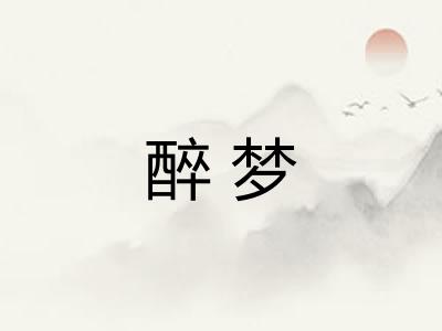 醉梦