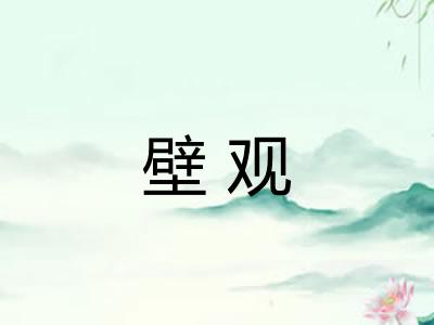 壁观 壁观