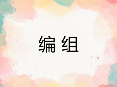 编组 编组