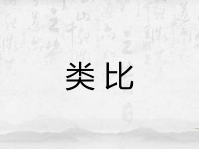 类比