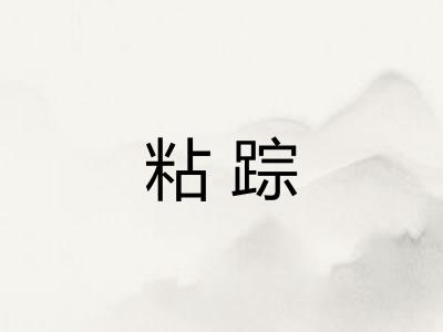 粘踪 粘踪