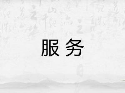 服务