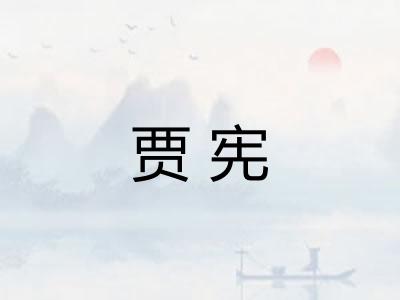 贾宪 贾宪