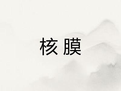 核膜