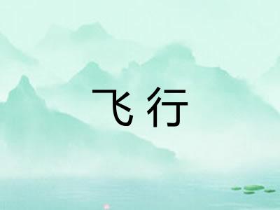 飞行