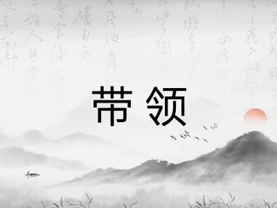 带领 带领