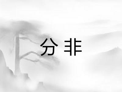 分非