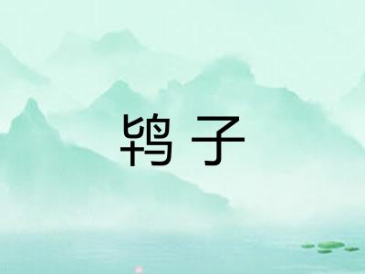 鸨子 鸨子
