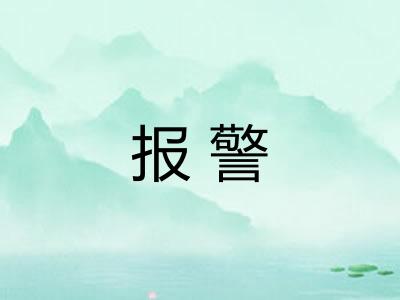 报警 报警