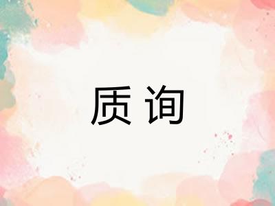 质询