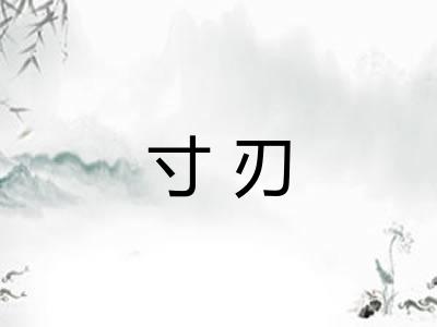 寸刃 寸刃