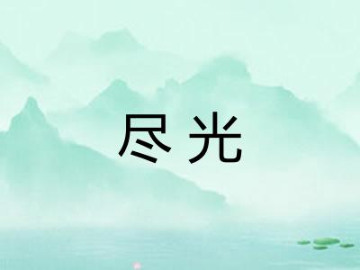 尽光