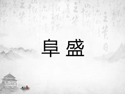 阜盛