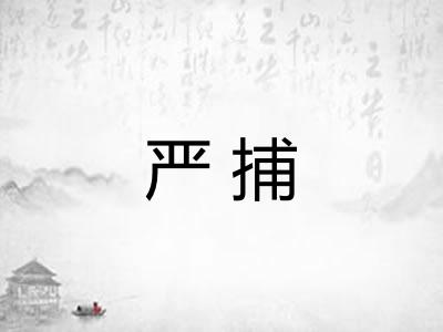 严捕 严捕