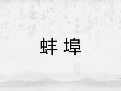 蚌埠