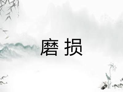 磨损 磨损