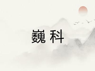 巍科