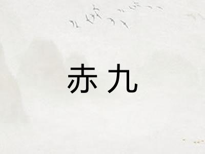 赤九 赤九