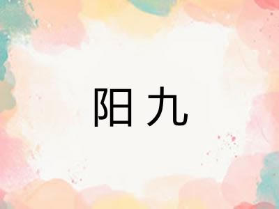 阳九