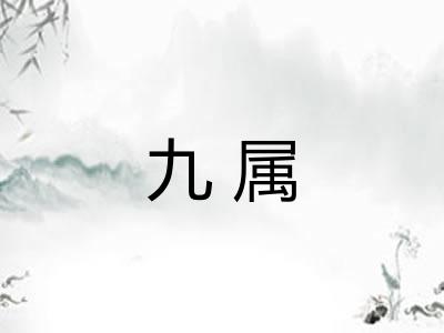九属 九属