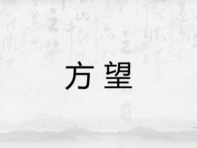 方望 方望