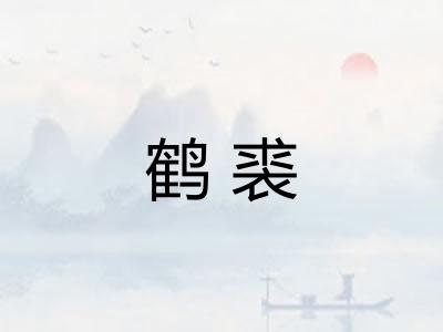 鹤裘 鹤裘