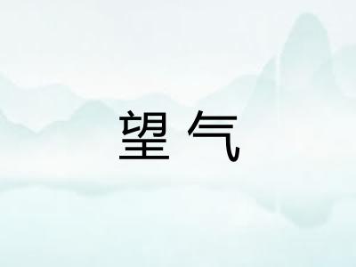 望气 望气