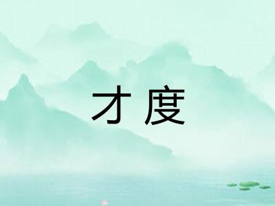 才度