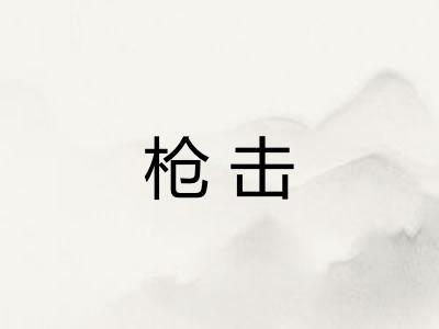 枪击 枪击