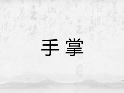 手掌