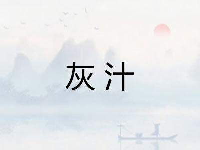 灰汁 灰汁