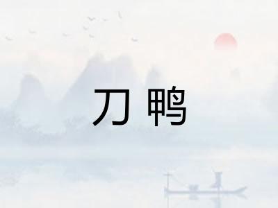 刀鸭