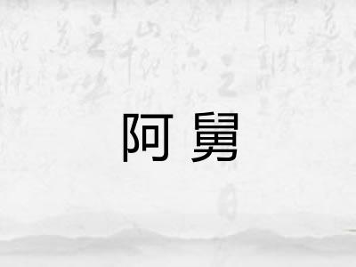 阿舅