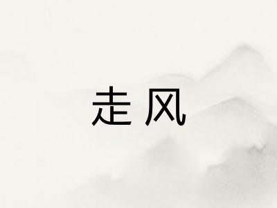 走风