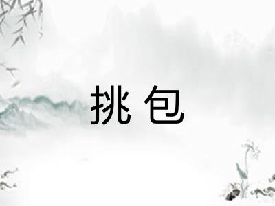 挑包