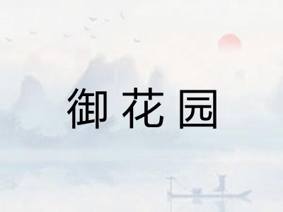 御花园 御花园