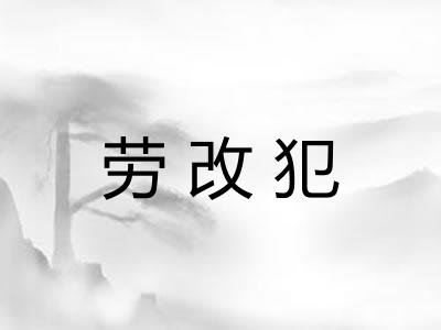 劳改犯 劳改犯