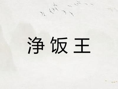 浄饭王