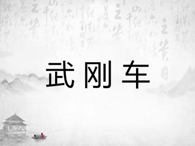 武刚车