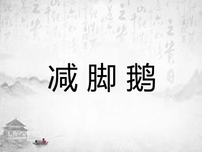 减脚鹅 减脚鹅