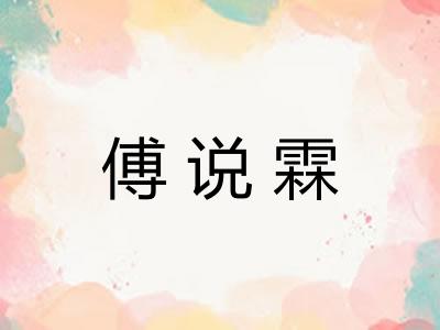 傅说霖 傅说霖
