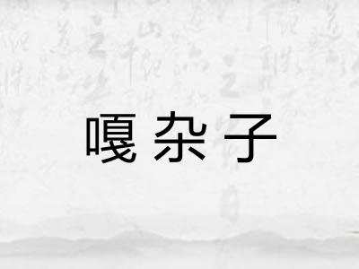 嘎杂子 嘎杂子