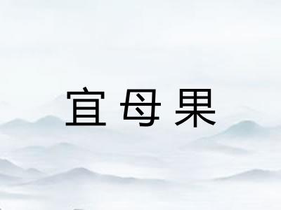 宜母果