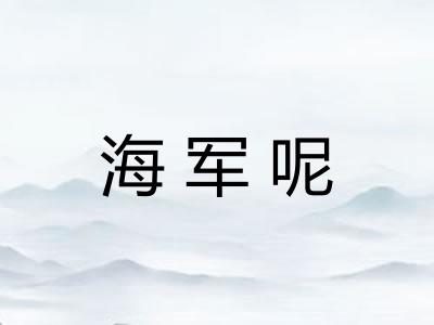 海军呢