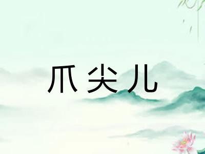 爪尖儿