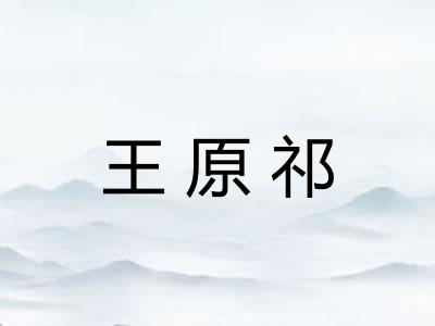 王原祁 王原祁