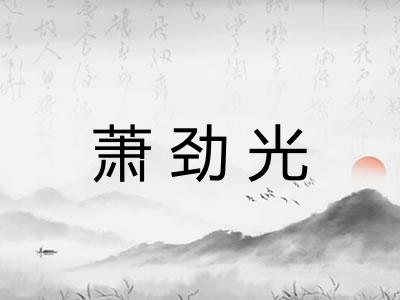 萧劲光 萧劲光